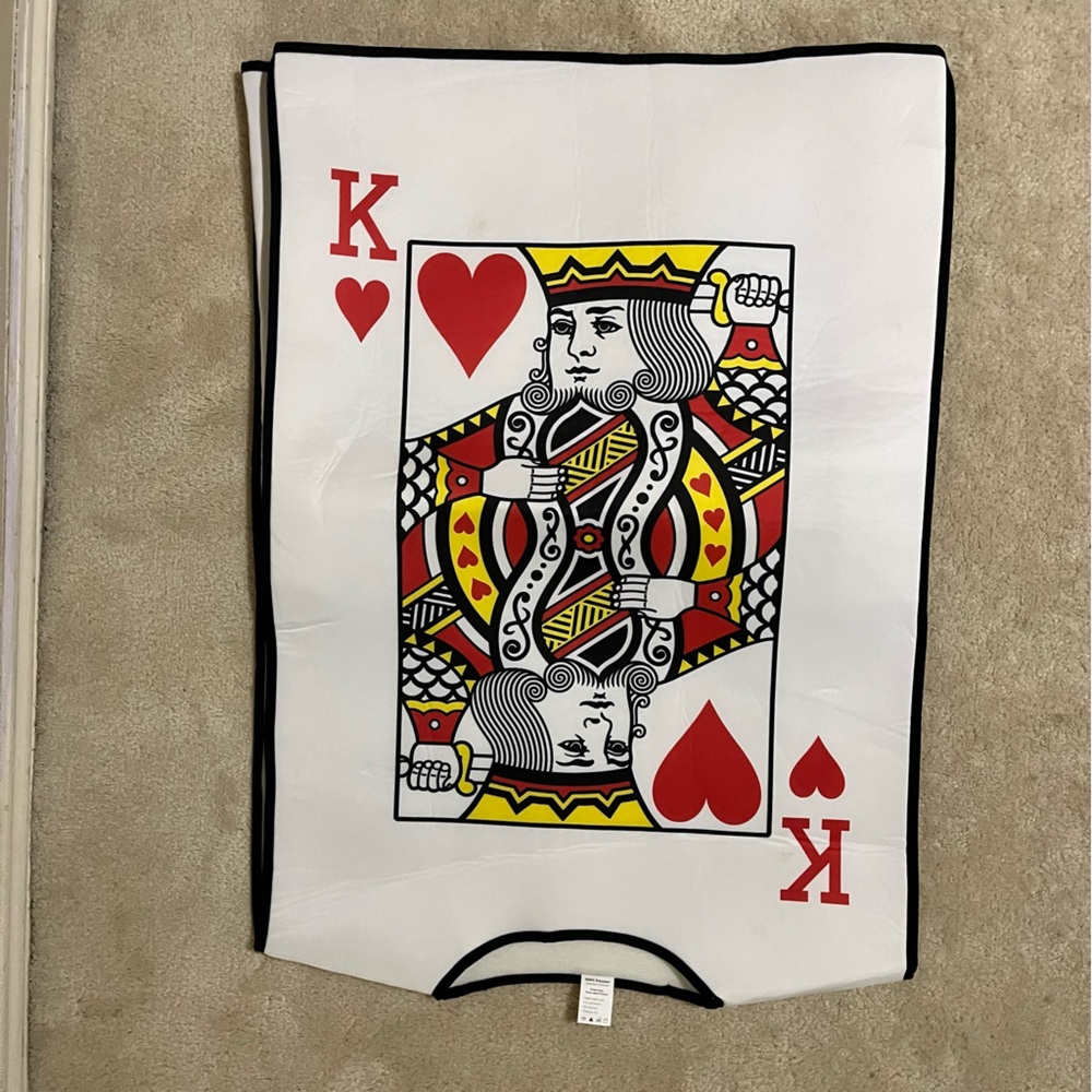 King and Queen Card Costume poker card costume